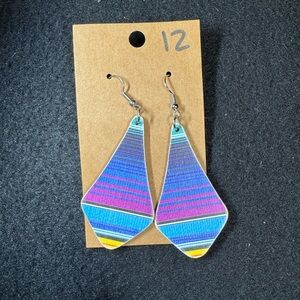 Colorful Geometric Earrings